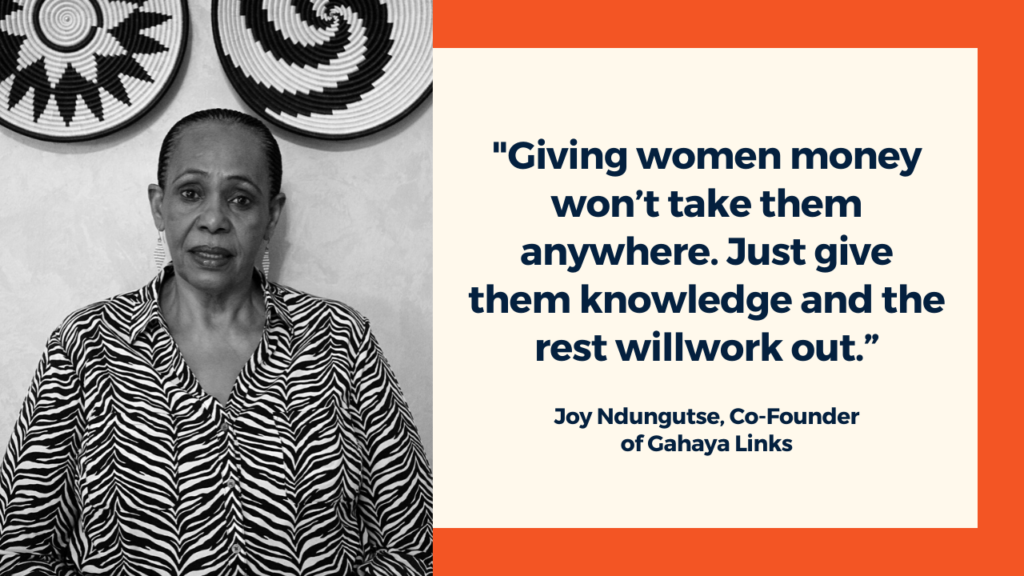 Joy Ndungutse, Gahaya Links